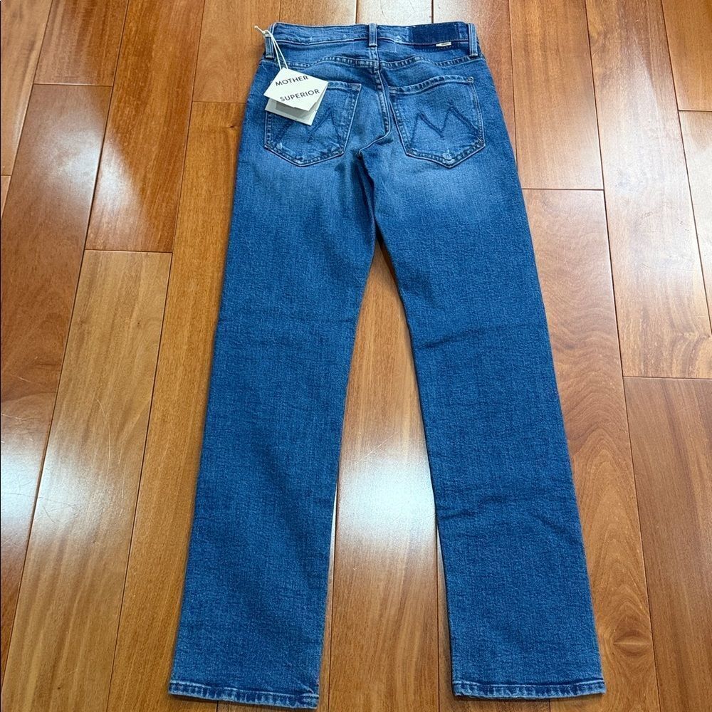 NWT MOTHER Women's The Hiker Skimp Mid Rise Jeans Size 23 - Picture 5 of 14